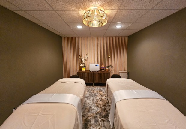 One of the couples massage suites at Bliss Massage & Wellness Center in Leominster, which is celebrating 15 years in business. (COURTESY BLISS MASSAGE & WELLNESS CENTER)