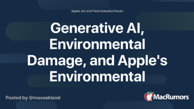 Generative AI, Environmental Damage, and Apple’s Environmental Committment