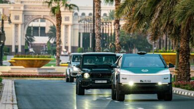 Tesla Cybertruck police cruiser goes live in Dubai