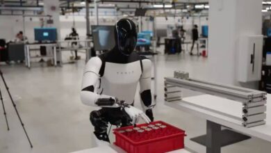 Tesla deploys two Optimus robots to work in its factory