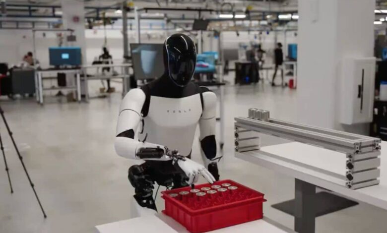 Tesla deploys two Optimus robots to work in its factory Tesla deploys two Optimus robots to work in its factory