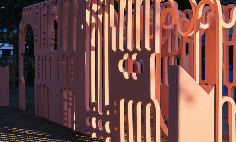 Peter Morris designs The Possible Impossible Pavilion in Clerkenwell Peter Morris designs The Possible Impossible Pavilion in Clerkenwell