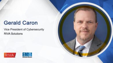 Gerald Caron Takes on Cybersecurity VP Role at RIVA Solutions