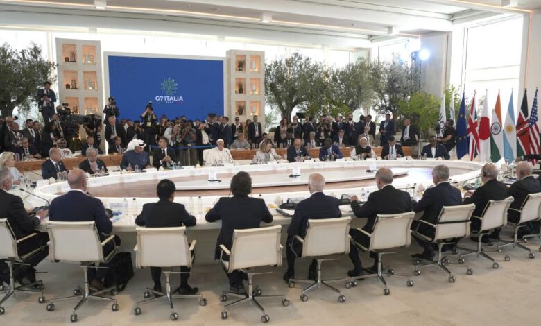 G-7 leaders tackle migration, AI, abortion at their summit in Italy G-7 leaders tackle migration, AI, abortion at their summit in Italy
