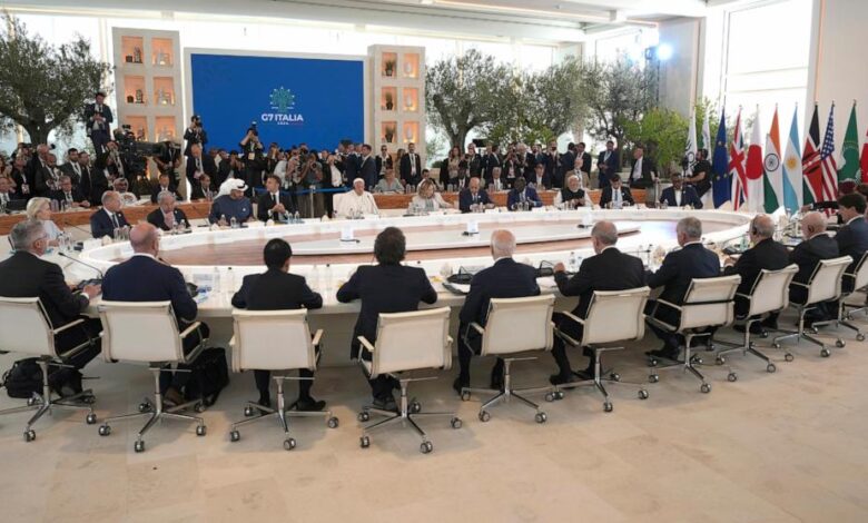 G7 leaders tackle migration, artificial intelligence on the second day of their summit in Italy G7 leaders tackle migration, artificial intelligence on the second day of their summit in Italy